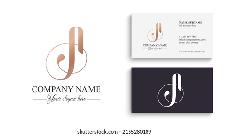 A letter monogram. Elegant luxury A logo. Calligraphic style. Corporate identity and personal logo. Vector design.