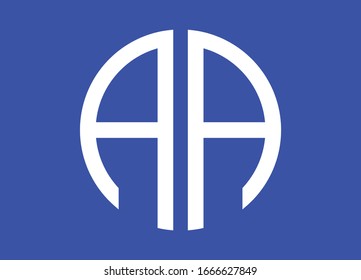 A A Letter Monogram Logo