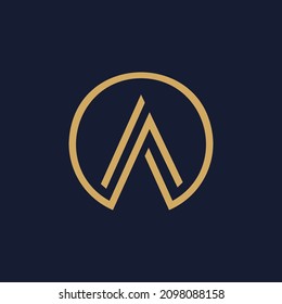 Logo-Design für Buchstaben A