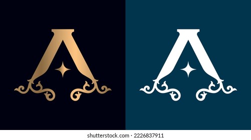Letter A Monogram Logo design