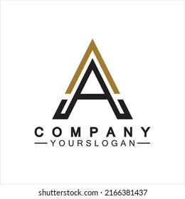 Letter A Monogram Logo Design, Brand Identity Logos Designs Vektorgrafik Vorlage
