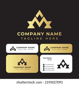 Letter AM Monogram Logo, is suitable for any business.