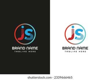 letter monogram modern business logo design 