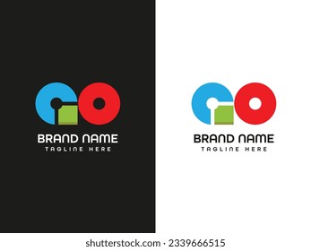 letter monogram modern business logo design 