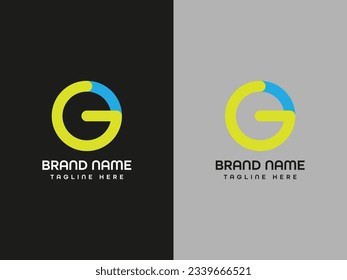 letter monogram modern business logo design 