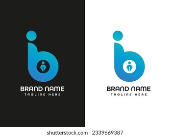 letter monogram modren business logo design