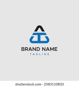 AT Letter and Monogram Vector Logo Design
