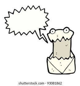 letter monster cartoon