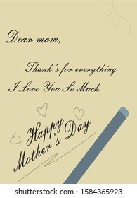 letter to mother - happy mother's day