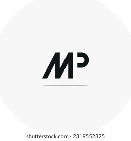 Letter  MP logo design. Creative Initial letter MP logo. Letter MP symbol, Letter MP business.