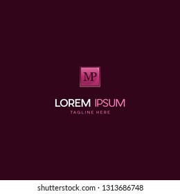 Letter MP Minimalist Abstract Creative Business Modern Logo