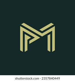 Logo de la letra MP o PM