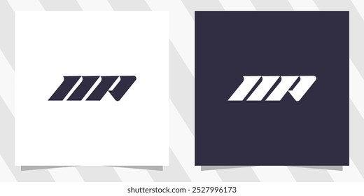 Buchstabe mp pm Logo, Vektor