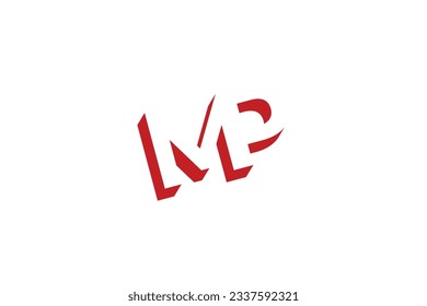 letter mp vector template logo design