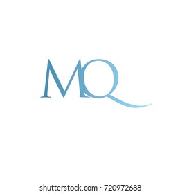 Letter MQ element logo