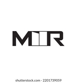 Letter MR logo design template in modern and minimalist style. Perfect for branding, monogram, business identity, corporate initials, and professional graphic design use.