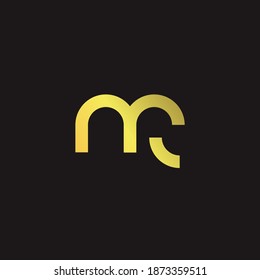 letter MR logo design vector
