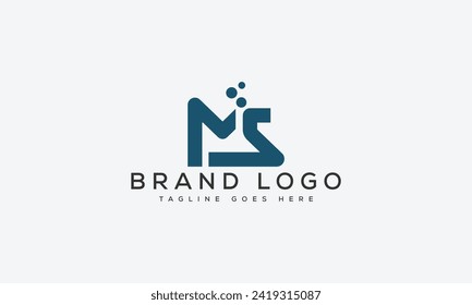 letter MS logo design vector template design for brand.