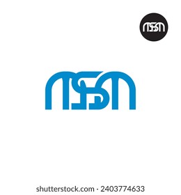 Letter MSM Monogram Logo Design