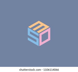 Letter MSO logo template