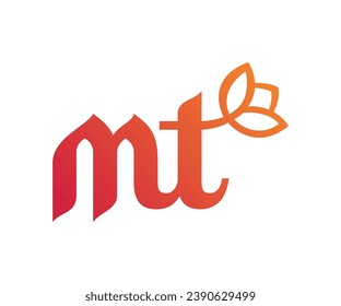 Letter MT logo icon design template elements. Usable for Branding and Business Logos.
