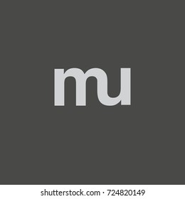 Letter MU  Element Logo