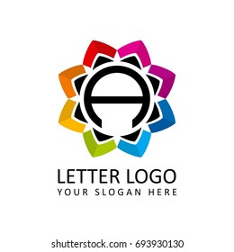 Letter A for Multimedia logo, beauty logo, nature logo, institute logo