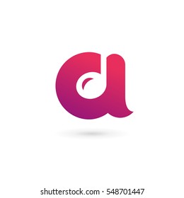 Letter A music logo icon design template elements
