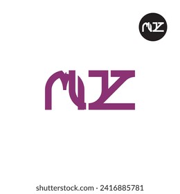 Letter MUZ Monogram Logo Design