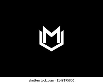 LETTER MV OR ALPHABET MV AS INITIALS FOR LOGO DESIGNS