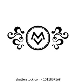Letter MV  Logo