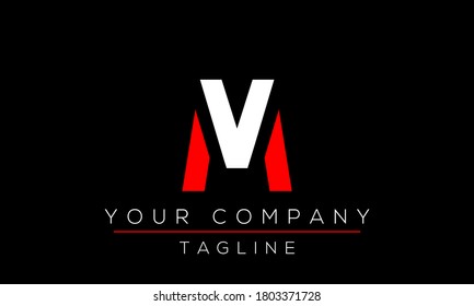 Letter MV Logo Design, Creative Modern Icon VM M V