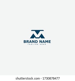 Letter MV, VM-Symbol-Designvorlagen 