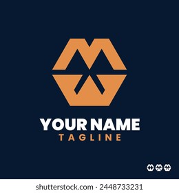 Letter MW Logo Design Template