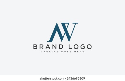 letter MW logo design vector template design for brand.