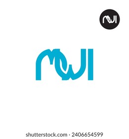 Letter MWI Monogram Logo Design