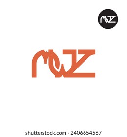 Letter MWZ Monogram Logo Design