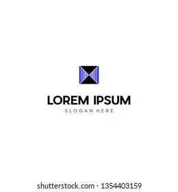 Letter MX Mix Creative Media Tech Logo Design