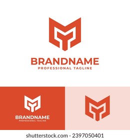 Letter MY Fox Logo, suitable for business related to Fox with MY or YM initial