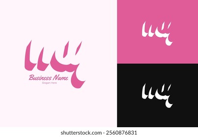 Letter MY negative space initial logo design, logo for fashion, finance, consulting, etc.