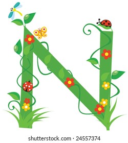 Letter N
