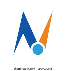 letra N icono del logotipo abstracto. diseño vectorial gráfico
