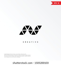 Letter N abstract tech logo and icon, vector template.