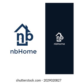 Letter N and B home logo