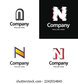 Letter N Big Logo Pack Design Creative Modern logos design for your business