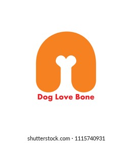 letter n bone shape design logo vector