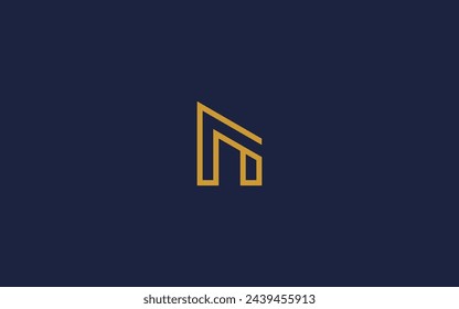 letter n with building logo icon design vector design template inspiration