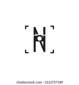 Letter N and camera logo