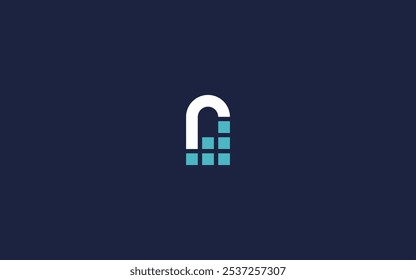 Letra n com ícone de logotipo gráfico design vetor design modelo inspiração