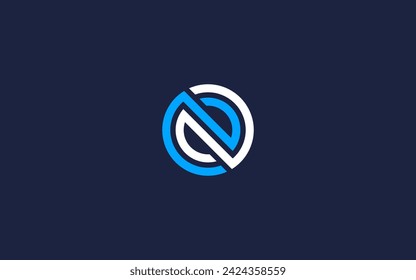 letter n circle logo icon design vector design template inspiration
